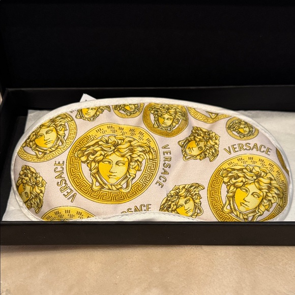 Versace Medusa Gold and Baby Pink Sleep Mask - Picture 1 of 4